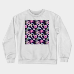 Diamond and flowers Crewneck Sweatshirt